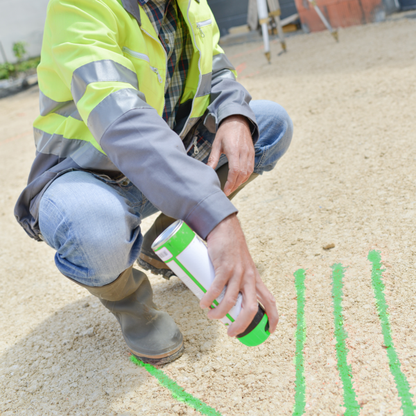 Green marking paint