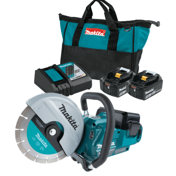 Makita XEC01Z 9 inch power cutter with 2 battery starter kit