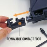 CN445R3 roofing nailer with removable contact foot