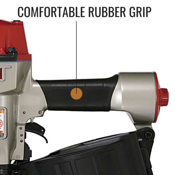 CN70-COMFORTABLE-RUBBER-GRIP.jpg cn70-comfortable-rubber-grip - CN70 Max Heavy Duty Coil Nailer up to 2-3/4"