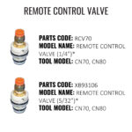 cn70pal-remote-control-valve - CN80/PAL Max Heavy Duty Coil Nailer up to 3-1/4" for Automated Machine