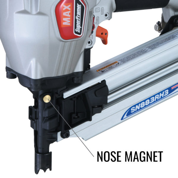 SN883RH3-NOSE-MAGNET.jpg sn883rh3-nose-magnet - SN883RH3 Max 21 Degree Framing Nailer Full Round Head