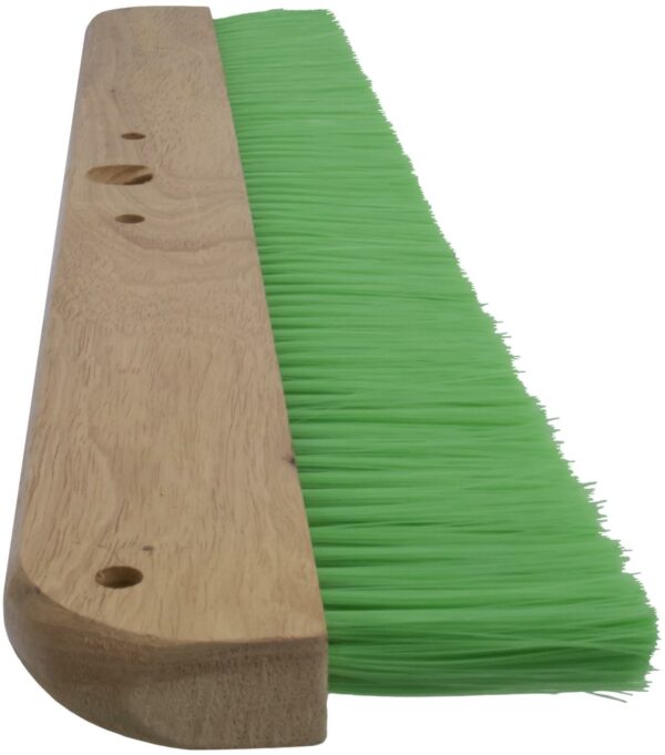 5e83a12fcb75081a1cf5e2ee.jpg 5e83a12fcb75081a1cf5e2ee - 6561 Marshalltown Wood Backed Green Nylon Concrete Broom 36in