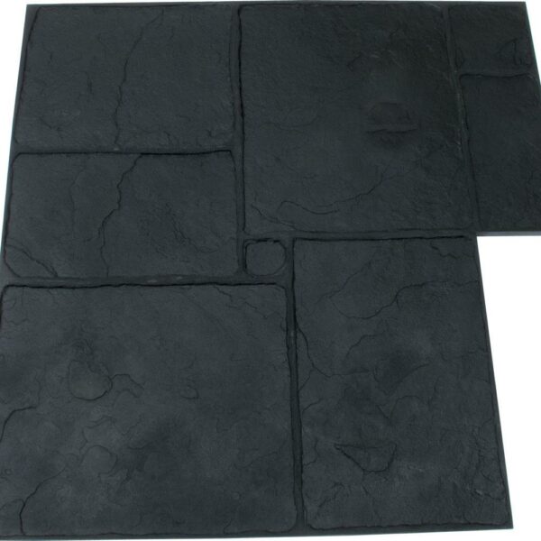 ERblackF Marshalltown English Rivenstone black flex stamp product image