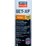 SET-XP10 — SET-XP® High-Strength Epoxy Adhesive — 8.5 oz. single cartridge