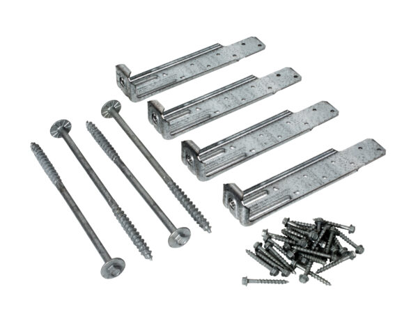 DTT1Z Kit c dtt1z prodpho pho prod kit-laiddown c0-scaled - Simpson Strong-Tie DTT2Z DTT ZMAX Galvanized Deck Tension Tie for 2x with 1-1/2 in. SDS Screws