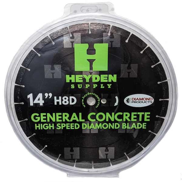 Heyden Supply Diamond Products Saw Blade 2 H8D High Speed Diamond Blade 14-inch for General Purpose Concrete Cutting product image