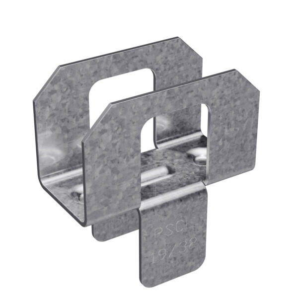 3DRender pscl19-32 ri-scaled - Simpson Strong-Tie PSCL 15/32 PSCL 15/32
in. 20-Gauge Galvanized Panel Sheathing Clip