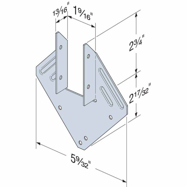 Simpson-Strong-Tie-H1Z-H1-18-Gauge-ZMAX-Galvanized-Hurricane-Tie-(4) H1Z