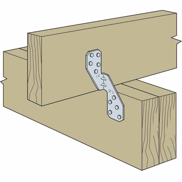 Simpson-Strong-Tie-H2.5AZ-H2.5A-18-Gauge-ZMAX-Galvanized-Hurricane-Tie-(4) H2.5AZ