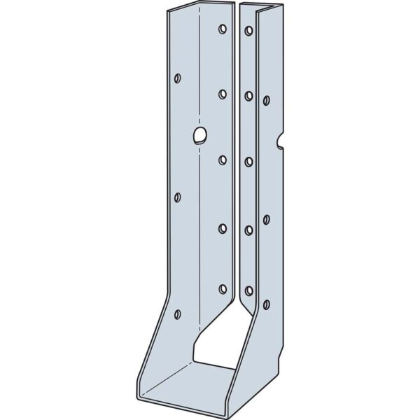 Simpson-Strong-Tie-LUC210Z-LUC-ZMAX-Galvanized-Face-Mount-Concealed-Flange-Joist-Hanger-for-2x10-(3) Simpson Strong-Tie LUC210Z LUC ZMAX Galvanized Face-Mount Concealed-Flange Joist Hanger for 2x10 product image