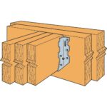 Simpson Strong-Tie LUS28-3Z LUS ZMAX Galvanized Face-Mount Joist Hanger for Triple 2x8 product image