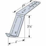 Simpson Strong-Tie MASB 16-Gauge Galvanized Masonry Mudsill Anchor product image