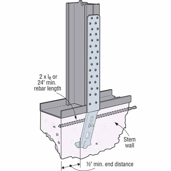 Simpson-Strong-Tie-STHD10-STHD-24-58-in.-12-Gauge-Galvanized-Strap-Tie-Holdown-(12) STHD10