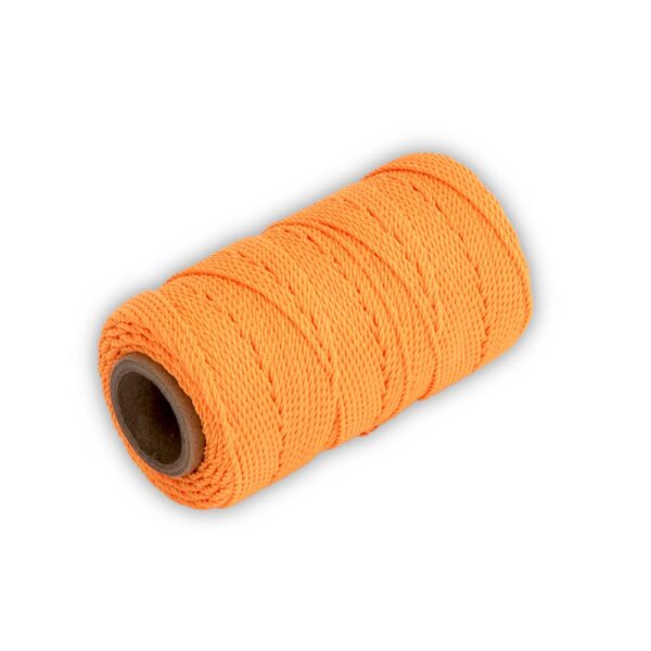 ML570 Marshalltown Twisted Nylon Masons Line 250ft Fl Orange Size 18 4in Core product image
