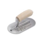 MXS754FR Marshalltown 7 1/2 X 4 Fully Rounded Wall Form Trowel-Wood Handle product image