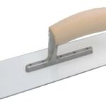 PSP12 Marshalltown 12 X 3 1/2 Plastic Pool Trowel-Wood Handle product image