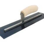 FT124B Marshalltown Finishing  Trowel Blue Steel - 12X4 - Wood Handle product image