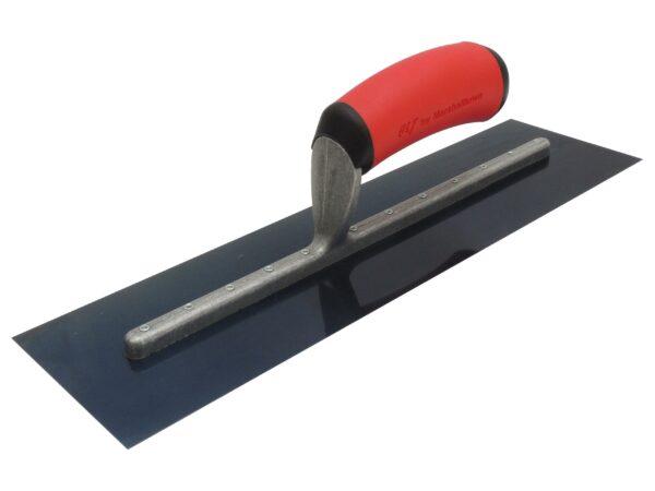 5a26e45dcb75082e5845eff3.jpg FT164BR Marshalltown Finishing Trowel Blue Steel - 16X4 - Soft Grip Handle product image