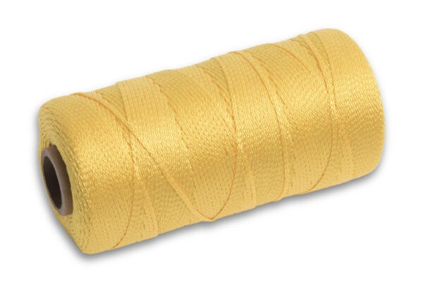 5bdf577fcb75093418c1fbc2.jpg 628 Marshalltown Braided Nylon Masons Line 1000ft Yellow Size 18 6in Core product image