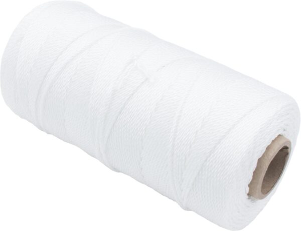 5bdf57a1cb75093418c1fc05.jpg 629 Marshalltown Twisted Nylon Masons Line 1000ft White Size 18 6in Core product image