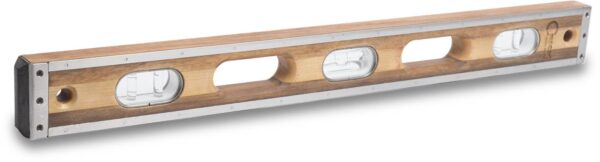 5bdf582dcb75093418c1fcda.jpg 24CLEVCRB Marshalltown 24in Crick 3 Piece Wood Level - Clear Vials w/ Rubber Cushions product image