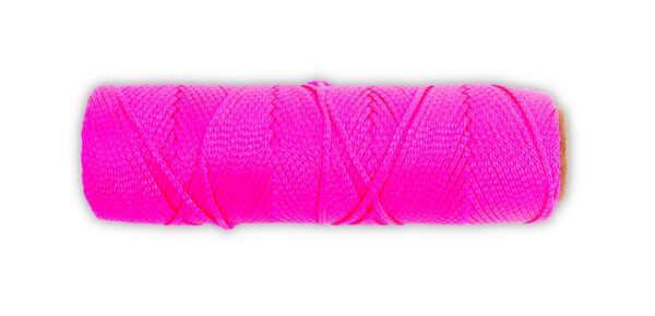 5bdf7569cb75080ce4f4487d.jpg 631 Marshalltown Braided Nylon Masons Line 250ft Fl. Pink Size 18 6in Core product image