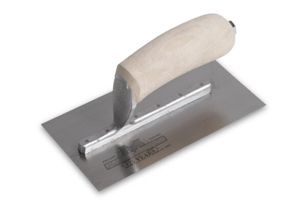 5bdf7b31cb75080ce4f44d81.jpg MXS754 Marshalltown 7 1/2 X 4 Wall Form Trowel-Wood Handle product image