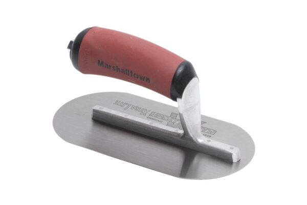 5bdf7b59cb75080ce4f44ddb.jpg MXS754FD Marshalltown 7 1/2 X 4 Fully Rounded Wall Form Trowel-DuraSoft Handle product image