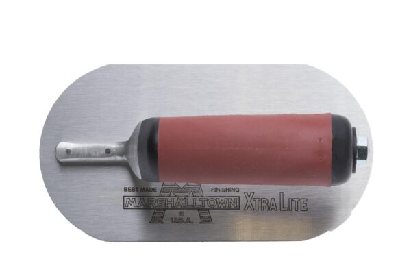 5bdf7b5ecb75080ce4f44de2.jpg MXS754FD Marshalltown 7 1/2 X 4 Fully Rounded Wall Form Trowel-DuraSoft Handle product image