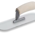 PSP10 Marshalltown 10 X 3 Plastic Pool Trowel-Wood Handle product image