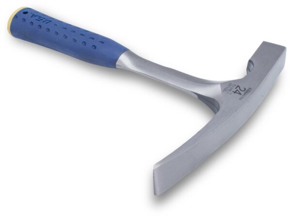 5bdf90d4cb75080ce4f46603.jpg E324BLC Marshalltown Steel Brick Hammer-24oz with Nylon/Vinyl Cushion Grip product image