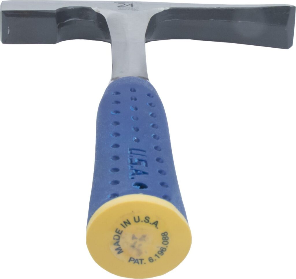 E324BLC Marshalltown Steel Brick Hammer24oz With Nylon/Vinyl Cushion