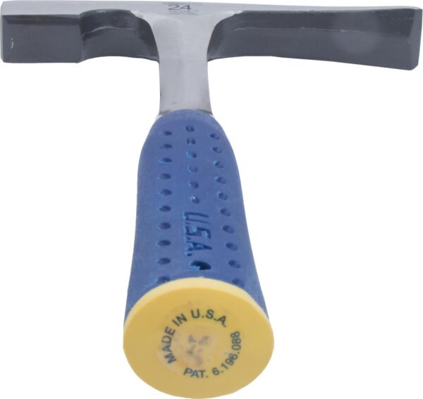 5bdf90dbcb75080ce4f46616.jpg E324BLC Marshalltown Steel Brick Hammer-24oz with Nylon/Vinyl Cushion Grip product image