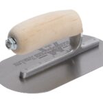 MXS754FR Marshalltown 7 1/2 X 4 Fully Rounded Wall Form Trowel-Wood Handle product image
