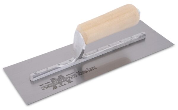 5d8bafefcb75081924a7ab67.jpg 3138 Marshalltown 12 X 4 Gunite Trowel-Straight Wood Handle product image