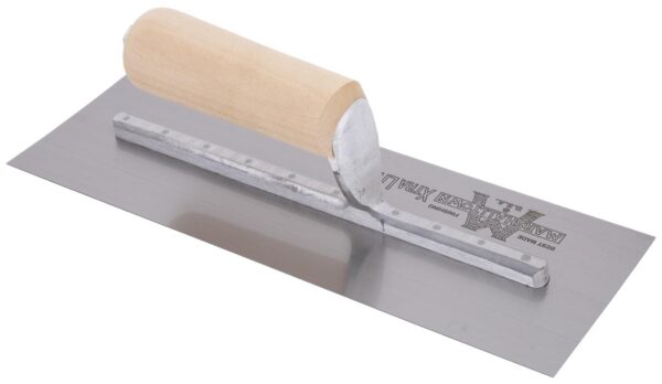 5d8baff7cb75081924a7ab6d.jpg 3138 Marshalltown 12 X 4 Gunite Trowel-Straight Wood Handle product image