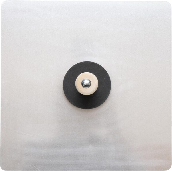 5f107a2dcb75082050e5cc70.jpg 2W Marshalltown 13 1/2 X 13 1/2 Aluminum Hawk-Wood Handle product image