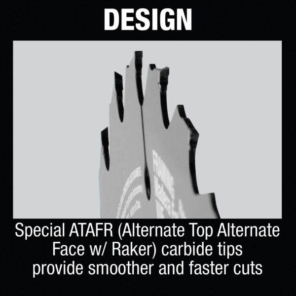 makita-b61656-design B-61656 -10 7 1/4in 24T Carbide Tipped Circular Saw Blade For Framing, 10/pk product image