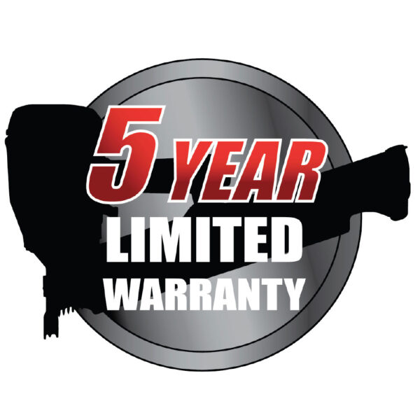 HN120-5-year-warranty-1000px-x-1000px Max HN120 Powerlite High Pressure Concrete Pinner to 2-1/2in 500psi product image