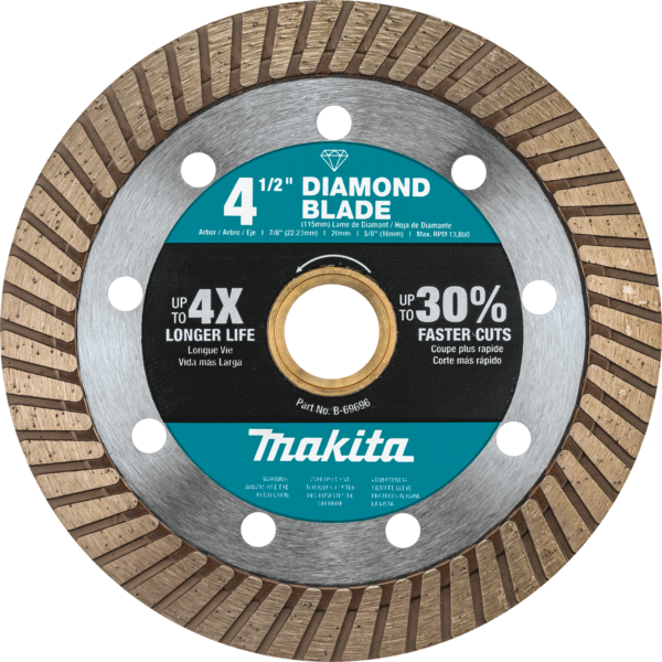 Makita 4-1/2" Turbo Diamond Blade