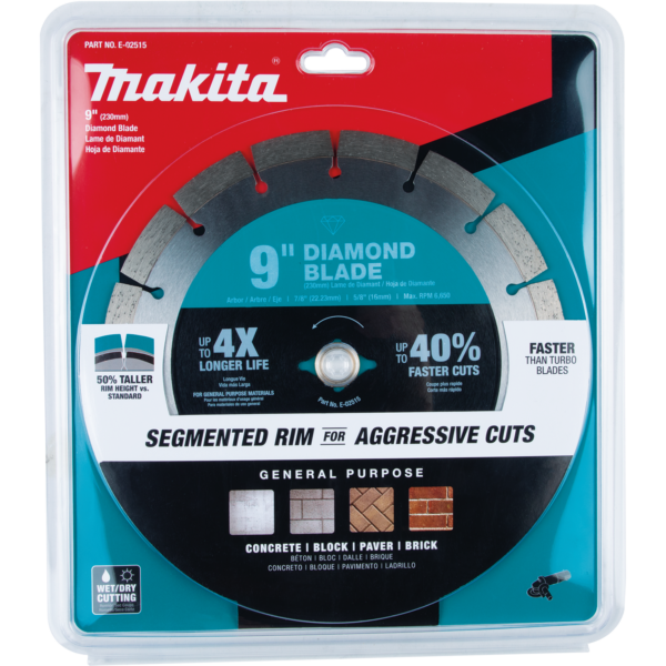 Makita 9" Segmented Diamond Blade