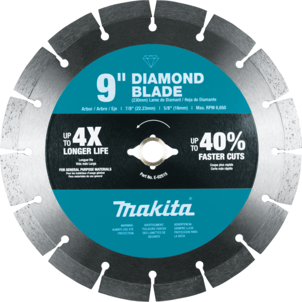 Makita 9" Segmented Diamond Blade