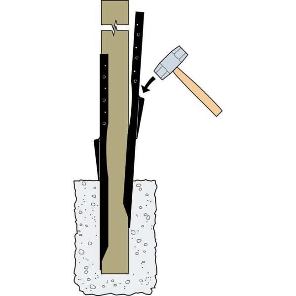 Simpson-Strong-Tie-FPBM44E-E-Z-Mender-12-Gauge-Black-Powder-Coated-Mender-Plate-for-4x4-Wood-Post-(2) FPBM44E