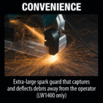 LW1400 14in Cut‑Off Saw with Tool‑Less Wheel Change product image