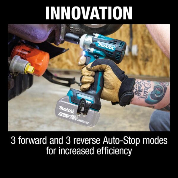 xwt15z_11_1500px XWT15Z 18V LXT Brushless Cordless 4‑Speed 1/2in Sq. Drive Impact Wrench w/ Detent Anvil Tool Only product image