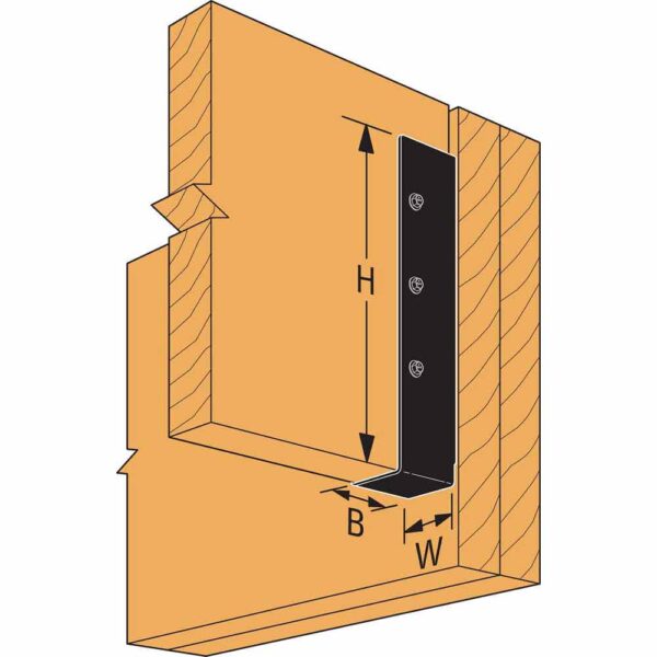 Simpson-Strong-Tie-APLH210R-Outdoor-Accents-ZMAX,-Black-Light-Joist-Hanger-for-2x10-Rough-(4) Simpson Strong-Tie APLH210R Outdoor Accents ZMAX, Black Light Joist Hanger for 2x10 Rough product image