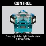 DML814 18V LXT Lithium‑Ion Cordless Tower Work/Multi‑Directional Light, Light Only product image