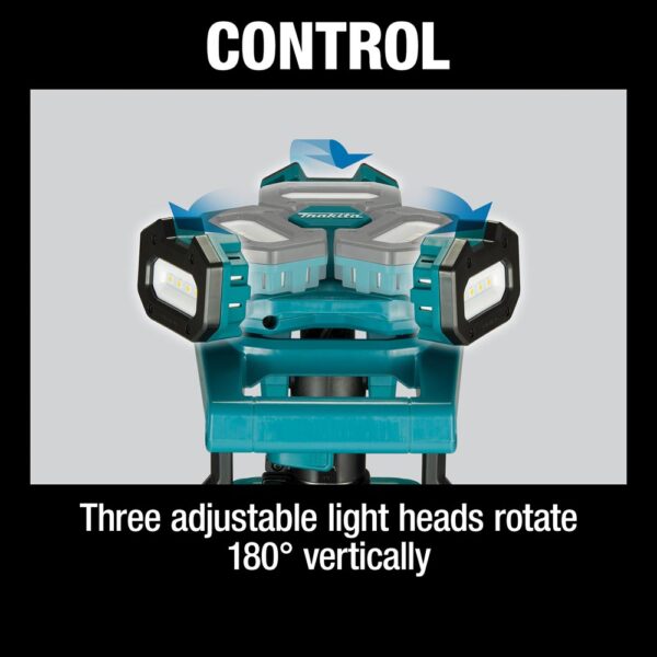 DML814 18V LXT Lithium‑Ion Cordless Tower Work/Multi‑Directional Light, Light Only product image