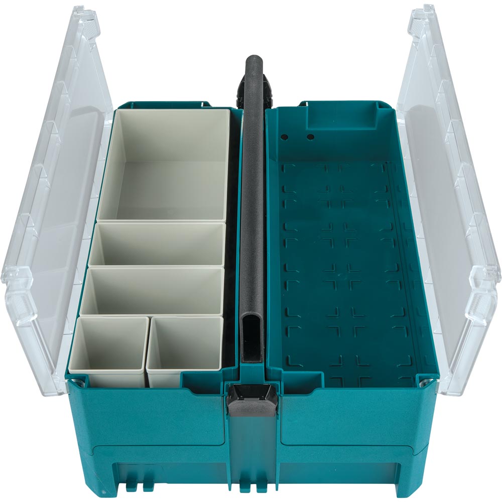 Makita P-84137 MAKPAC Interlocking Storage Box With Inserts, 6‑1/2